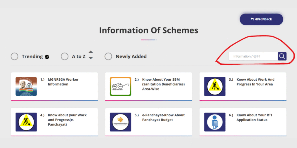 Jansoochna all Scheme