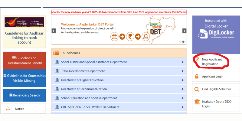 New Applicant Registration